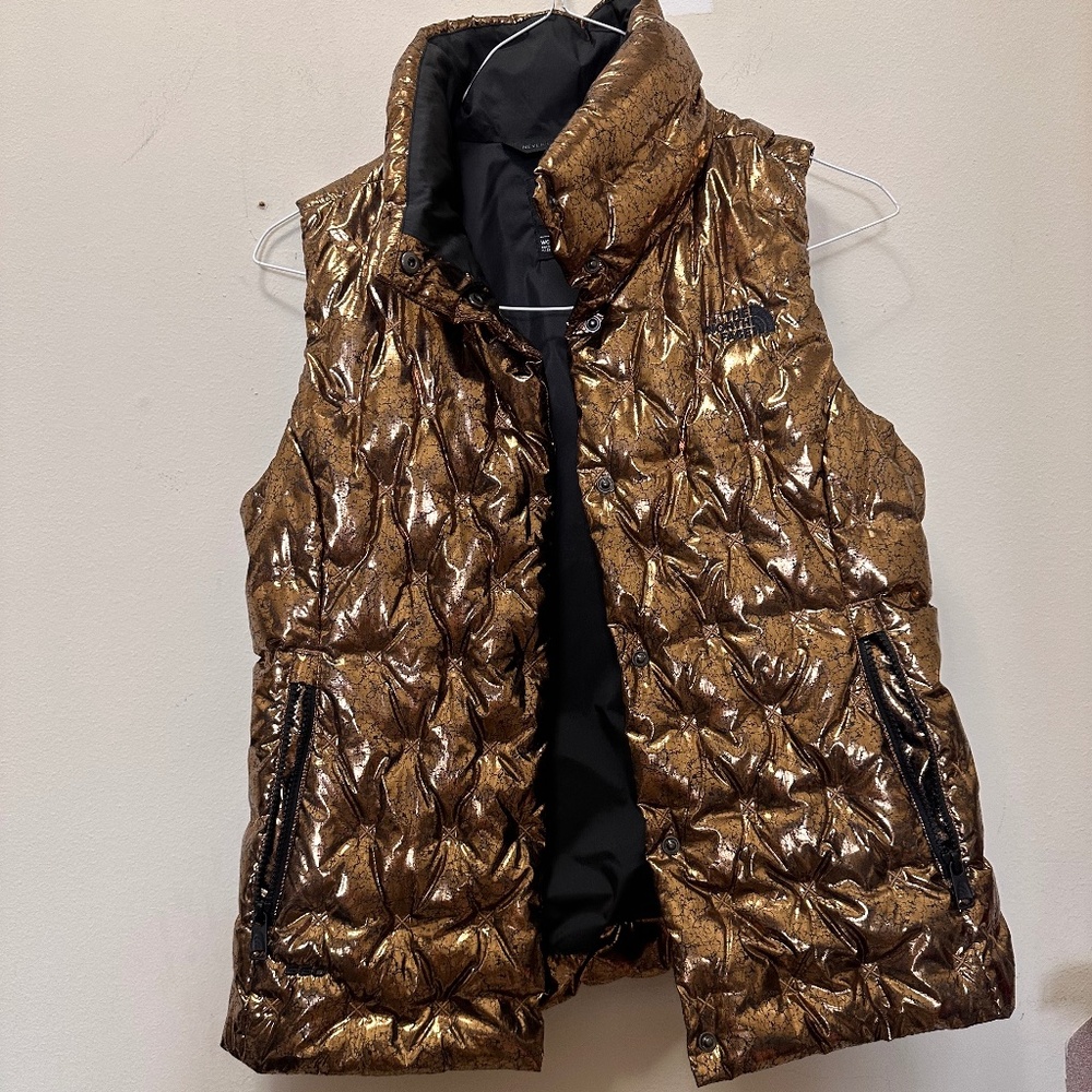 The North Face Metallic Gold Vest
